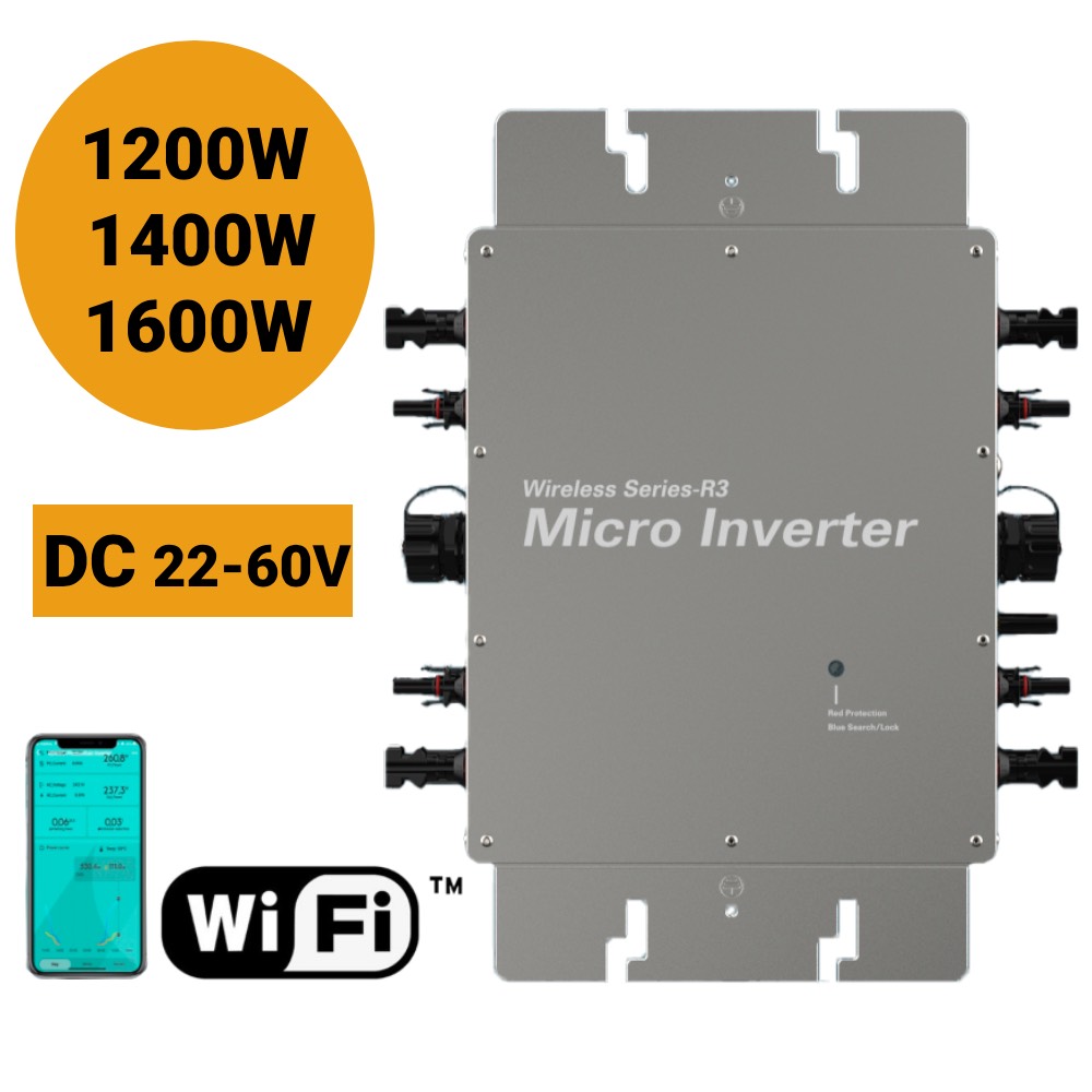 Grid Tie Watt Inverter Mikro S - Micro Inverter 1400W Solar Grid Tie ulasan dan harga